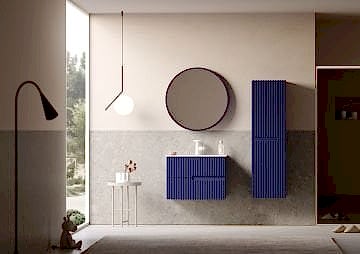 Orka Moonlight 70 Banyo Dolabı Lacivert ( Boy Dolabı Hariçtir )