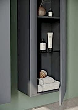 Orka Varna 100 Banyo Dolabı Antrasit ( Boy Dolabı Hariçtir )