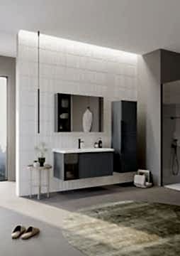 Orka Pure 100 Banyo Dolabı Antrasit (Boy Dolabı Hariçtir)