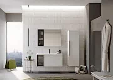 Orka Pure 80 Banyo Dolabı + Boy Dolabı 40 Beyaz (Boy Dolabı Dahildir)