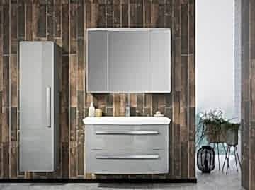 Orka Urla 90 Banyo Dolabı Gri (Boy Dolabı Hariçtir)