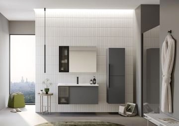 Orka Pure 80 Banyo Dolabı Gri (Boy Dolabı Hariçtir)