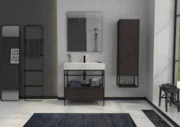 Orka Vegas 80 Banyo Dolabı + Boy Dolabı 40  (Boy Dolabı Dahildir)