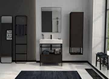Orka Vegas 60 Banyo Dolabı + Boy Dolabı 40  (Boy Dolabı Dahildir)