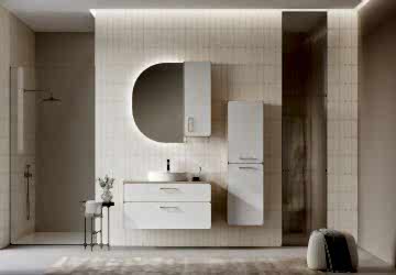 Orka Salerno 75 Banyo Dolabı + Boy Dolabı 40 Legnano / Mat Beyaz ( Boy Dolabı Dahildir )