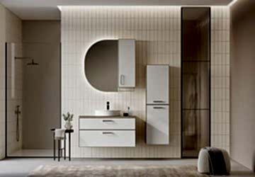 Orka Salerno 75 Banyo Dolabı Legnano / Mat Beyaz ( Boy Dolabı Hariçtir )