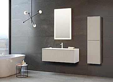 Orka Cube 100 Banyo Dolabı Vizon ( Boy Dolabı Hariçtir )