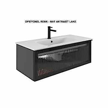 Orka Urban 100 Banyo Dolabı Gri ( Alt Yan Dolap 100 Gri ve Boy Dolabı 40 Gri Hariçtir)