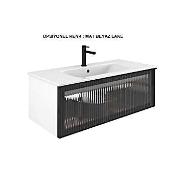 Orka Urban 100 Banyo Dolabı Gri ( Alt Yan Dolap 100 Gri ve Boy Dolabı 40 Gri Hariçtir)