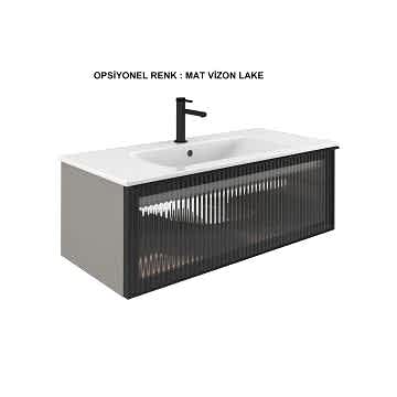 Orka Urban 100 Banyo Dolabı Gri ( Alt Yan Dolap 100 Gri ve Boy Dolabı 40 Gri Hariçtir)