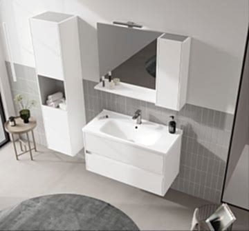 Orka Düden 100 Banyo Dolabı ( Çekmeceli ) Teak (Boy Dolabı Hariçtir)