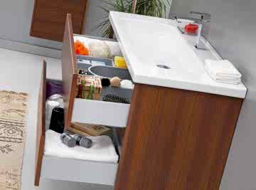 Orka Düden 100 Banyo Dolabı ( Çekmeceli ) Teak (Boy Dolabı Hariçtir)