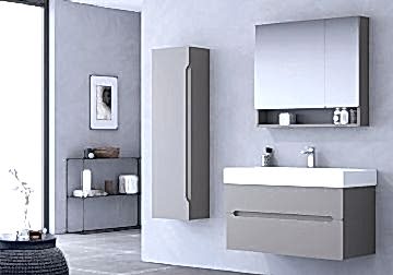 Orka Malta 80 Banyo Dolabı Gri (Boy Dolabı Hariç)