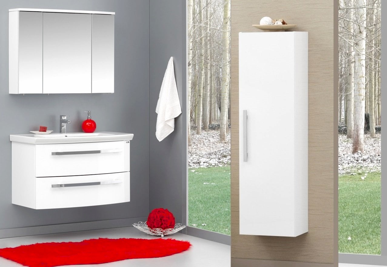 Orka Urla 90 Banyo Dolabı Beyaz (Boy Dolabı HARİÇTİR)
