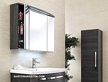 Orka Urla 90 Banyo Dolabı Beyaz (Boy Dolabı HARİÇTİR)
