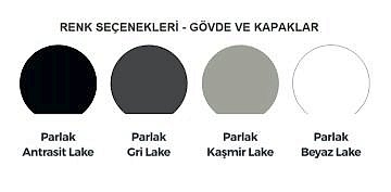 Orka Urla 90 Banyo Dolabı Beyaz (Boy Dolabı HARİÇTİR)