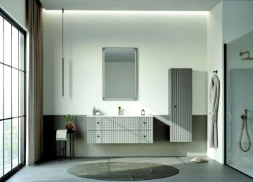 Orka Lipari 100 (Asma) Banyo Dolabı Mat Vizon ( Boy Dolabı Hariçtir )