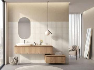 Orka Lentia 160 Banyo Dolabı Meşe + Boy Dolabı 40 Meşe ( Alt Yan Dolap 100 Meşe Hariçtir)