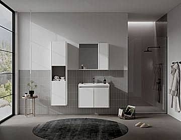 Orka Düden 80 Banyo Dolabı ( Kapaklı ) Beyaz ( Boy Dolabı Hariçtir )