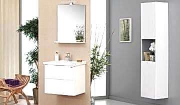 Orka Düden 65 Banyo Dolabı ( Çekmeceli ) + Boy Dolabı 40 Beyaz ( Boy Dolabı Dahildir )