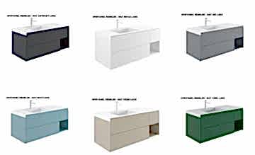 Orka Milano 100 Banyo Dolabı Yeşil ( Boy Dolapları Hariçtir )