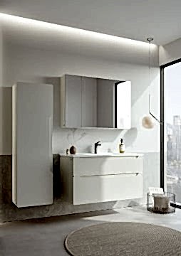 Orka Messina 100 Banyo Dolabı (Dolaplı Aynalı) Mat Kaşmir ( Boy Dolabı Hariçtir )