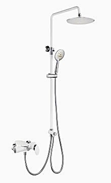 Orka Nest Tepe Duş Seti NS 2250 WC Beyaz - Krom