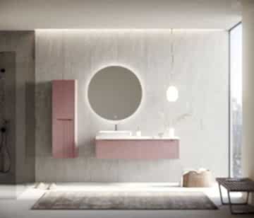 Orka Biella 140 Banyo Dolabı ( Led'li Aynalı ) + Boy Dolabı Pudra ( Boy Dolabı Dahildir )