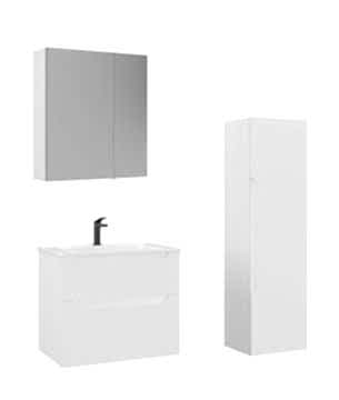 Orka Messina 65 Banyo Dolabı (Dolaplı Aynalı) Mat Beyaz ( Boy Dolabı Hariçtir )