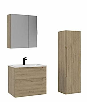 Orka Messina 65 Banyo Dolabı (Dolaplı Aynalı) Meşe ( Boy Dolabı Hariçtir )