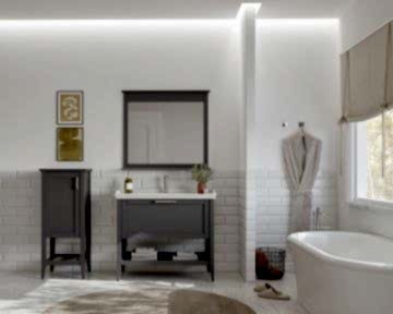 Orka Bastle 100 Banyo Dolabı Gri (Boy Dolabı Hariçtir)