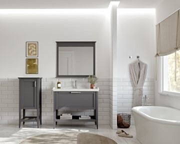 Orka Bastle 100 Banyo Dolabı Antrasit (Boy Dolabı Hariçtir)