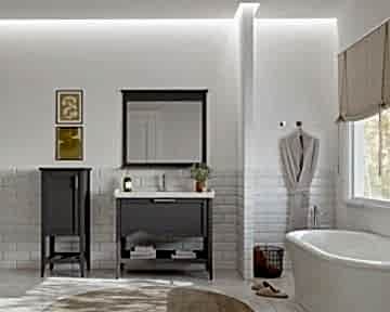 Orka Bastle 80 Banyo Dolabı Gri (Boy Dolabı Hariçtir)