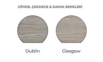 Orka Vento 100 Banyo Dolabı Dublin ( Boy Dolabı Hariçtir )
