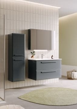 Orka Nuvola 100 Banyo Dolabı Gri ( Boy Dolabı Hariçtir )