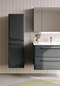 Orka Nuvola 100 Banyo Dolabı Gri ( Boy Dolabı Hariçtir )
