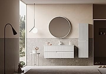 Orka Moonlight 120 Banyo Dolabı Beyaz ( Boy Dolabı Hariçtir )