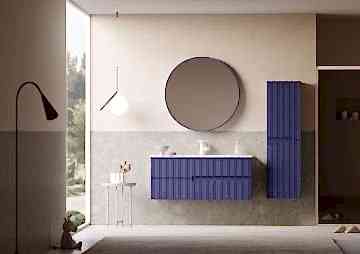 Orka Moonlight 120 Banyo Dolabı Lacivert ( Boy Dolabı Hariçtir )