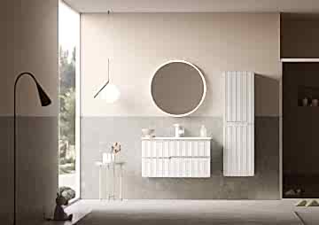 Orka Moonlight 90 Banyo Dolabı Beyaz ( Boy Dolabı Hariçtir )