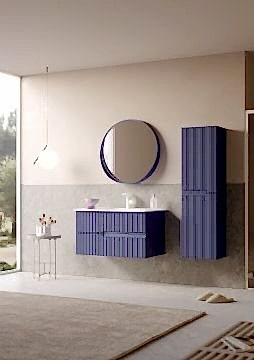 Orka Moonlight 90 Banyo Dolabı Lacivert ( Boy Dolabı Hariçtir )
