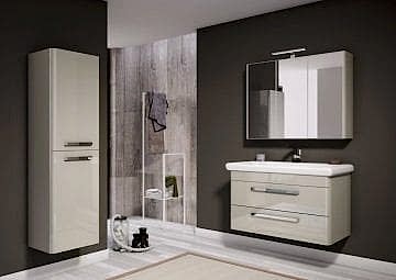 Orka Rose 100 Banyo Dolabı + Boy Dolabı 40 Kaşmir ( Boy Dolabı Dahildir )