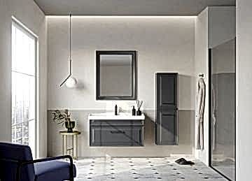 Orka Design 105 Banyo Dolabı + Boy Dolabı 40 Antrasit ( Boy Dolabı Dahildir )