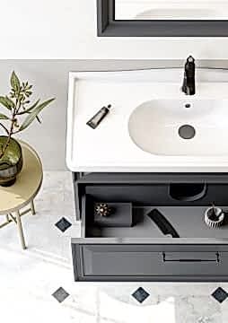 Orka Design 105 Banyo Dolabı Antrasit ( Boy Dolabı Hariçtir )