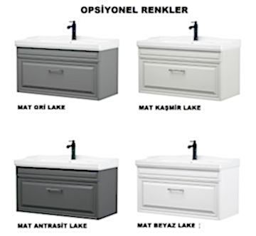 Orka Design 105 Banyo Dolabı Antrasit ( Boy Dolabı Hariçtir )
