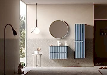 Orka Moonlight 70 Banyo Dolabı Açık Mavi ( Boy Dolabı Hariçtir )